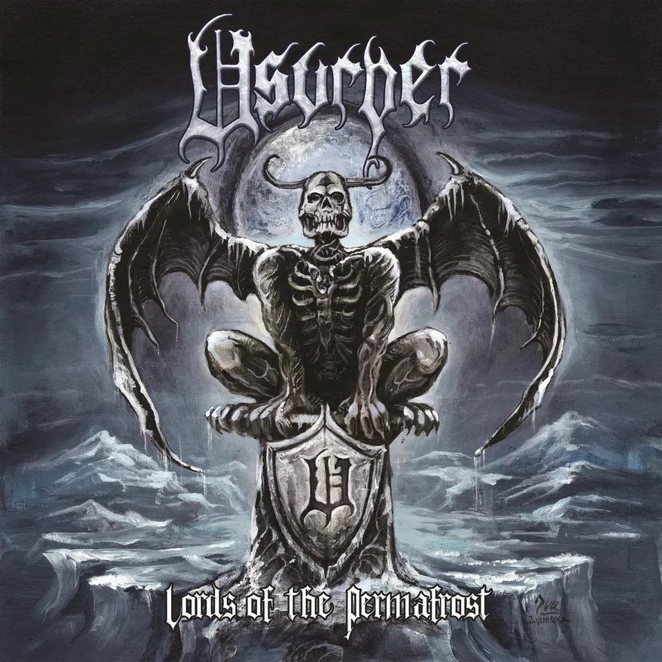 Usurper Lords Of The Permafrost LP svart vinyl