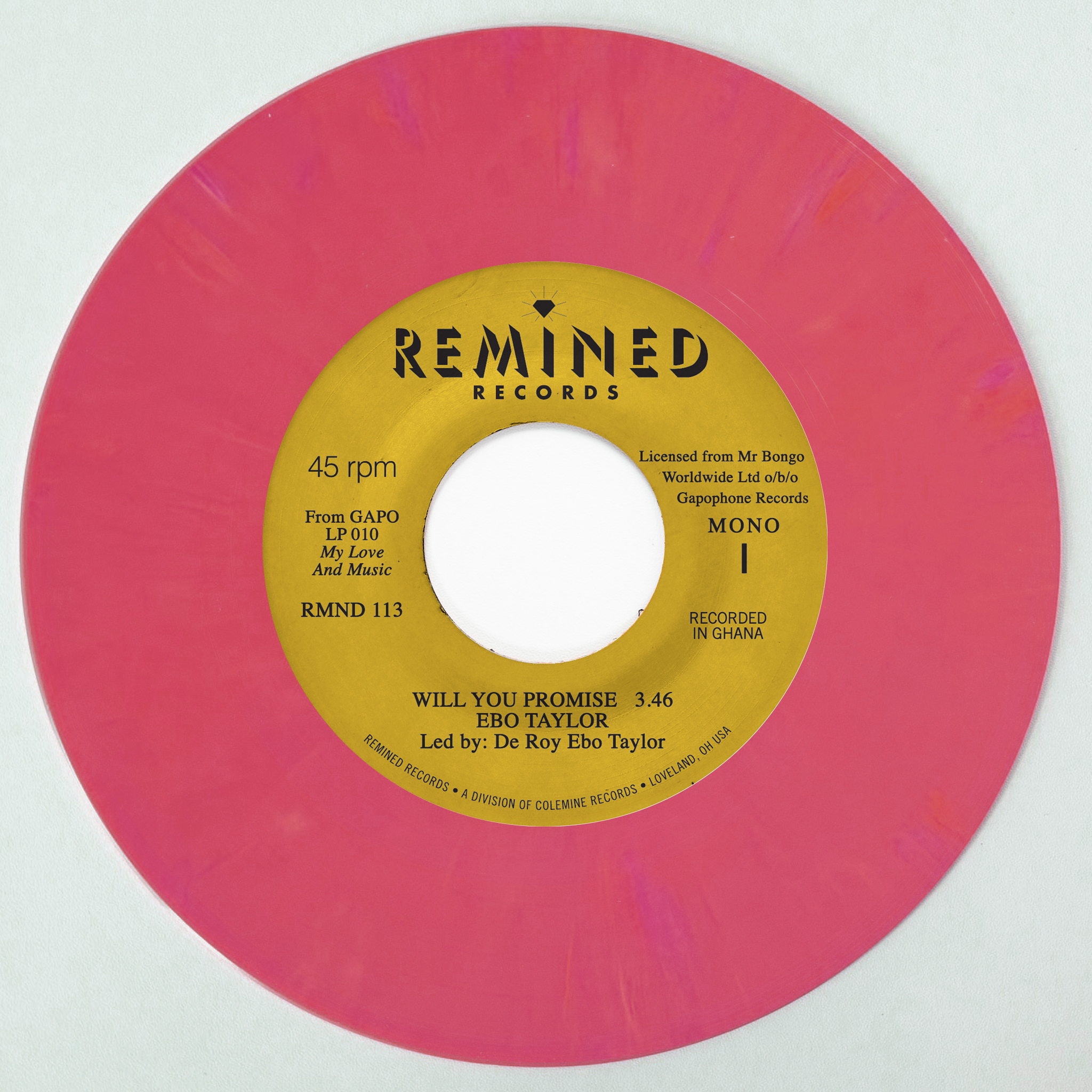 Ebo Taylor Will You Promise vinyl 45 lakserosa