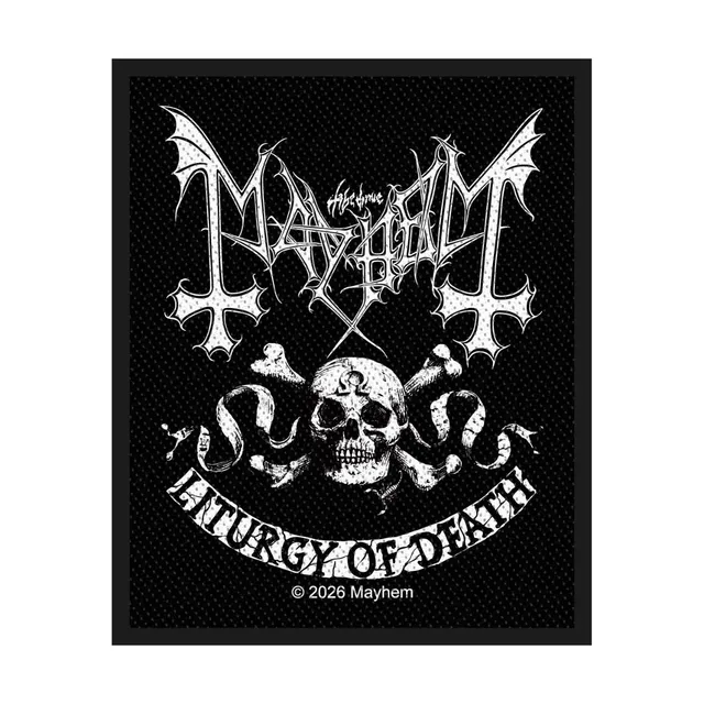 Mayhem Liturgy Of Death patch stoffmerke