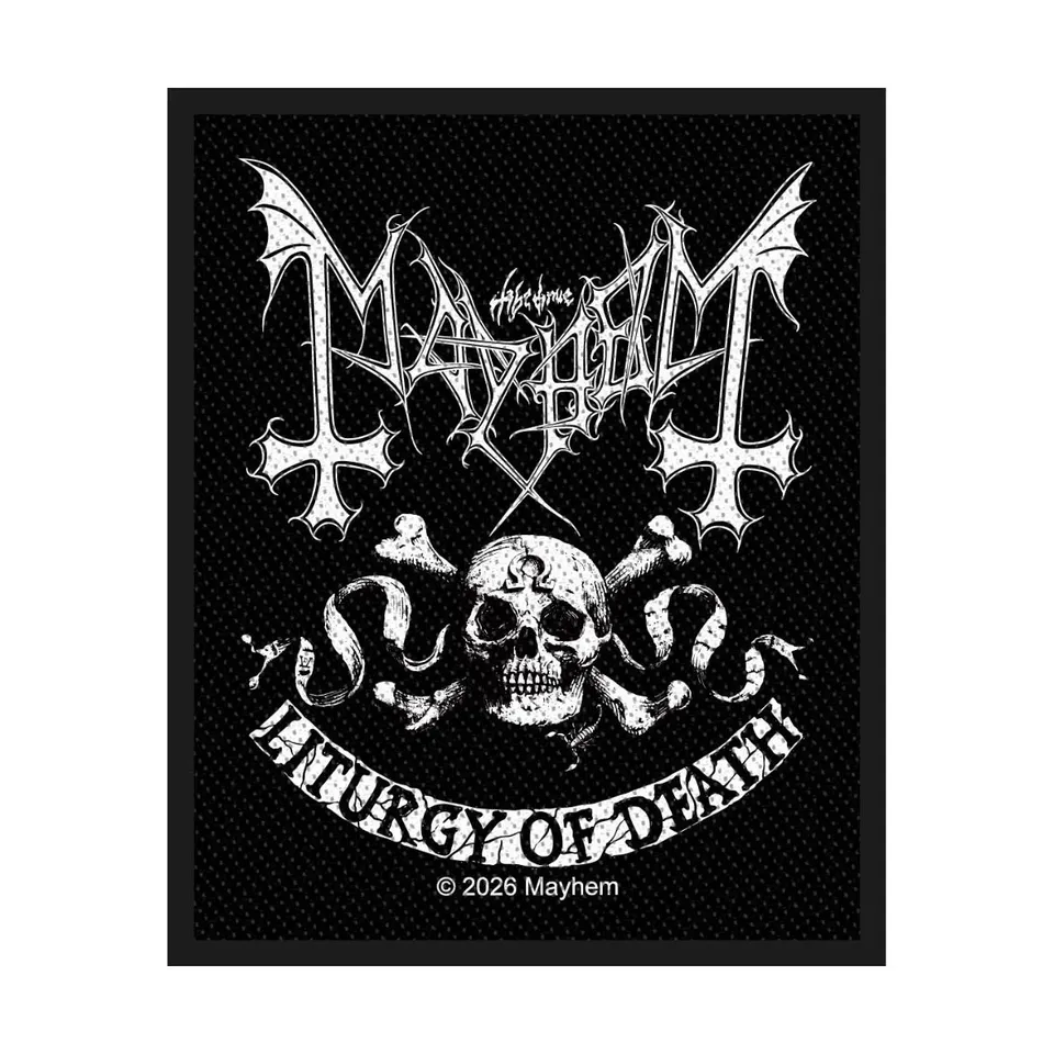 Mayhem Liturgy Of Death patch stoffmerke