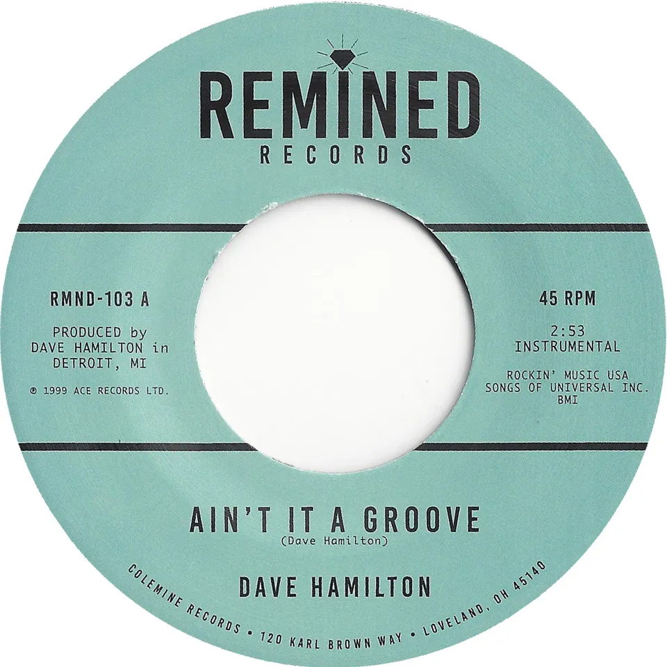 Dave Hamilton Ain't It A Groove 7" vinylsingel soul