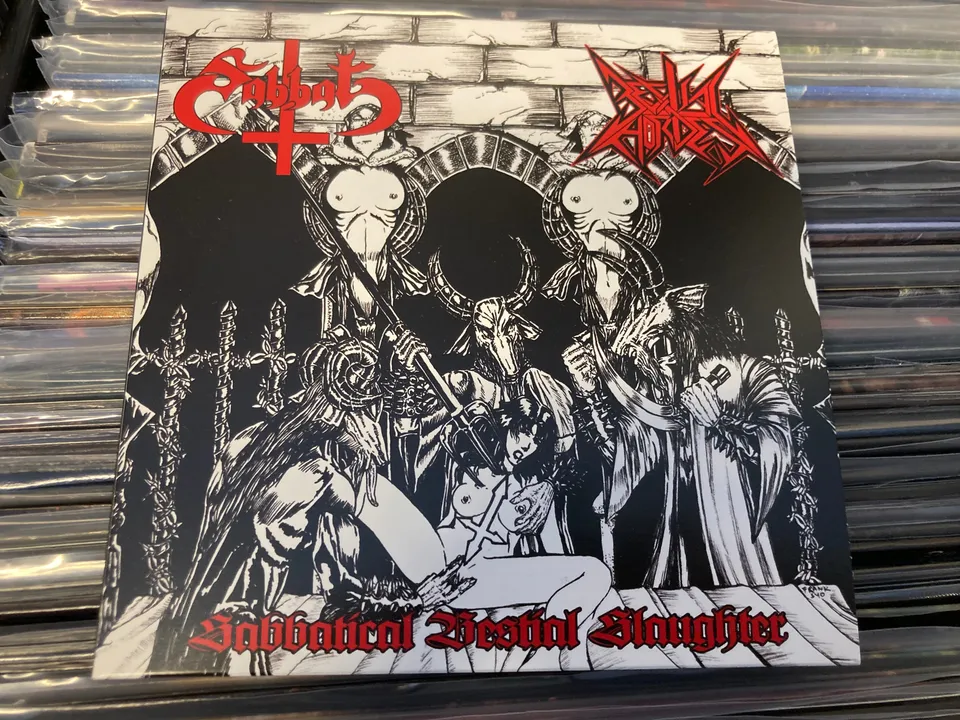 Sabbat Bestial Hordes Sabbatical Slaughter 7" svart