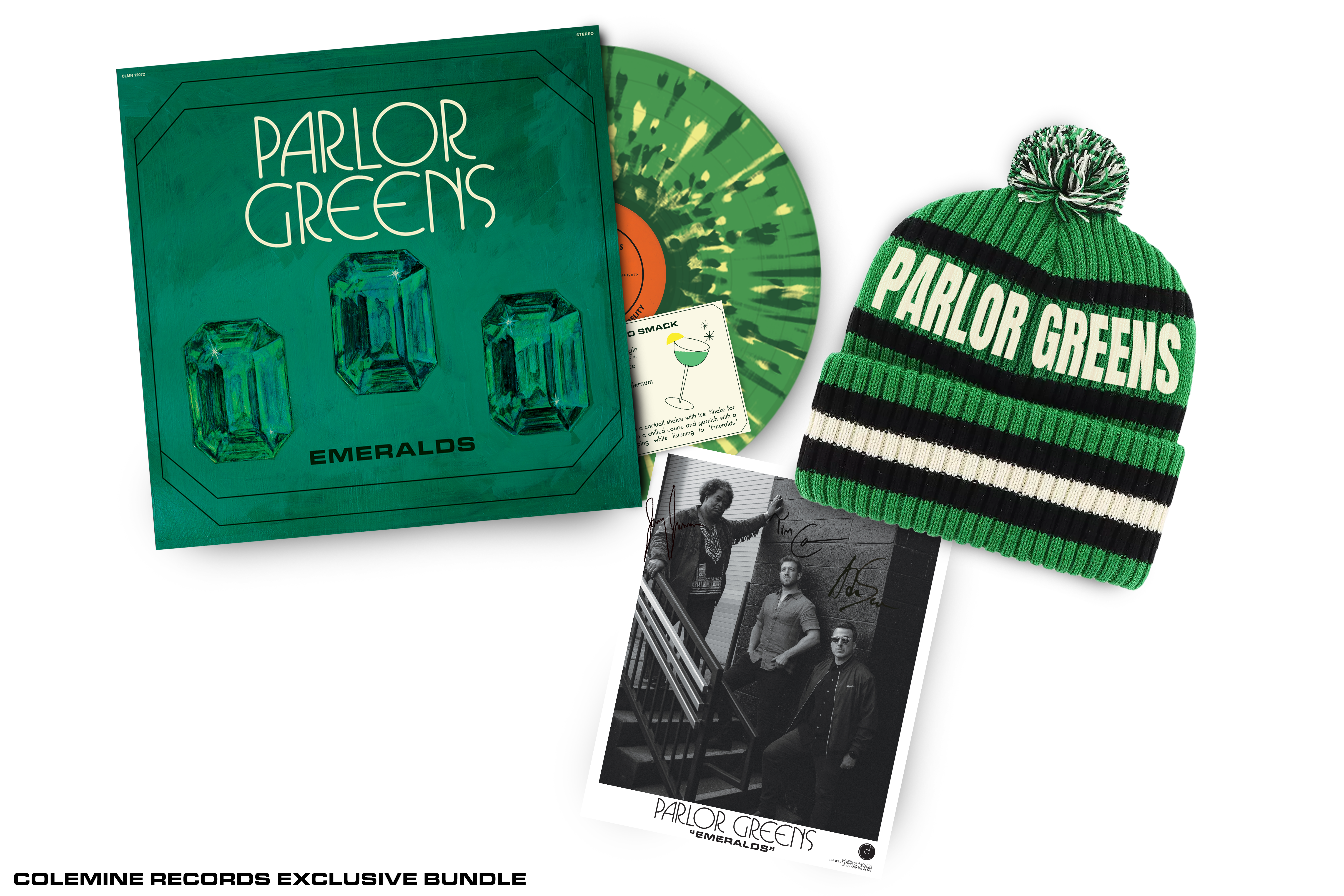 Parlor Greens Emeralds LP vinyl emerald splatter ltd 500