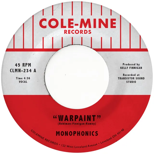 Monophonics Warpaint Crash & Burn singel marmor vinyl