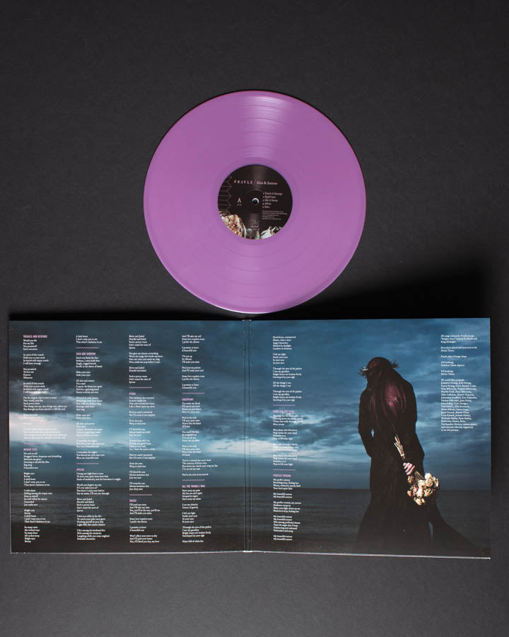 Frayle Skin & Sorrow vinylplate fiolett signert