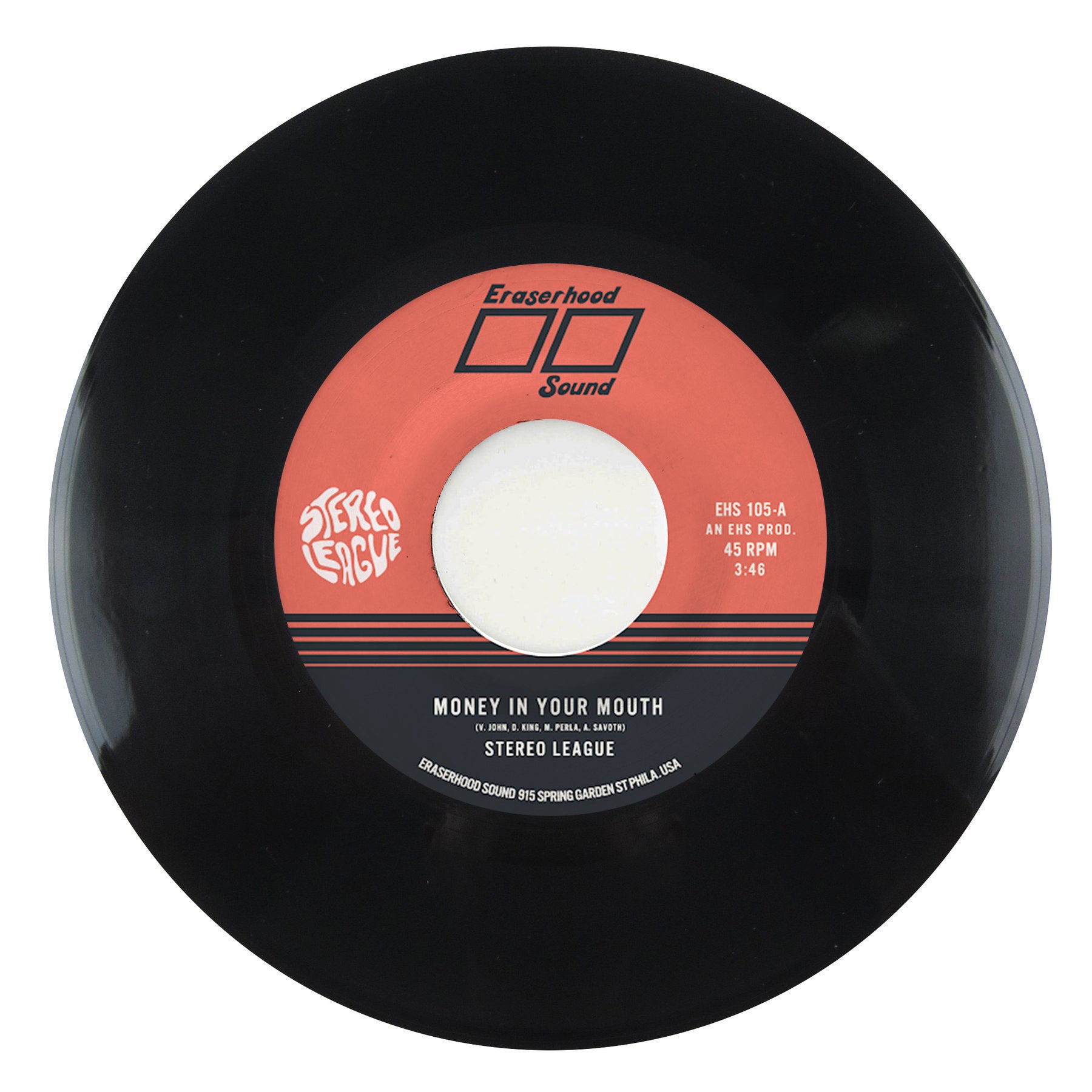 Stereo League Money In Your Mouth 7" vinylsingel klar vinyl