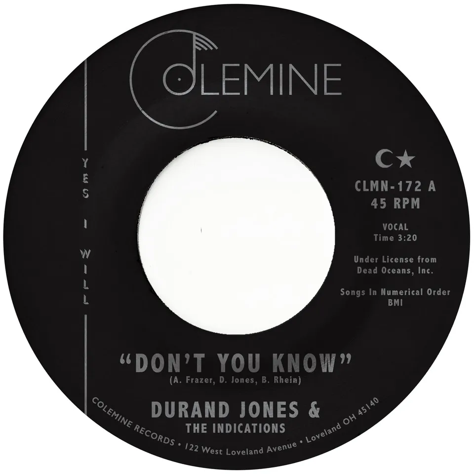Durand Jones Don’t You Know 7-tommer seaglass blue soul