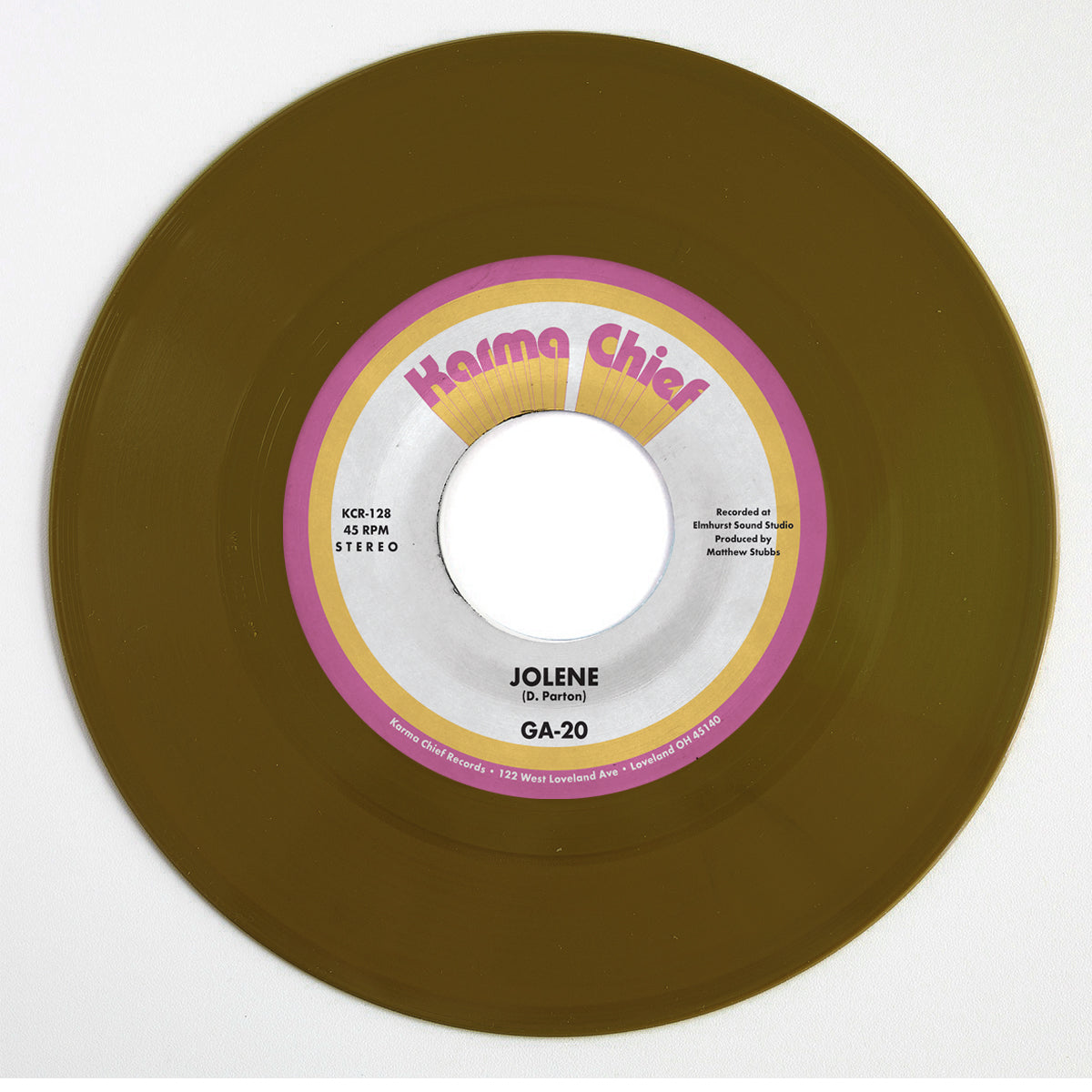 GA-20 Jolene Still As The Night 7-tommer brun vinyl