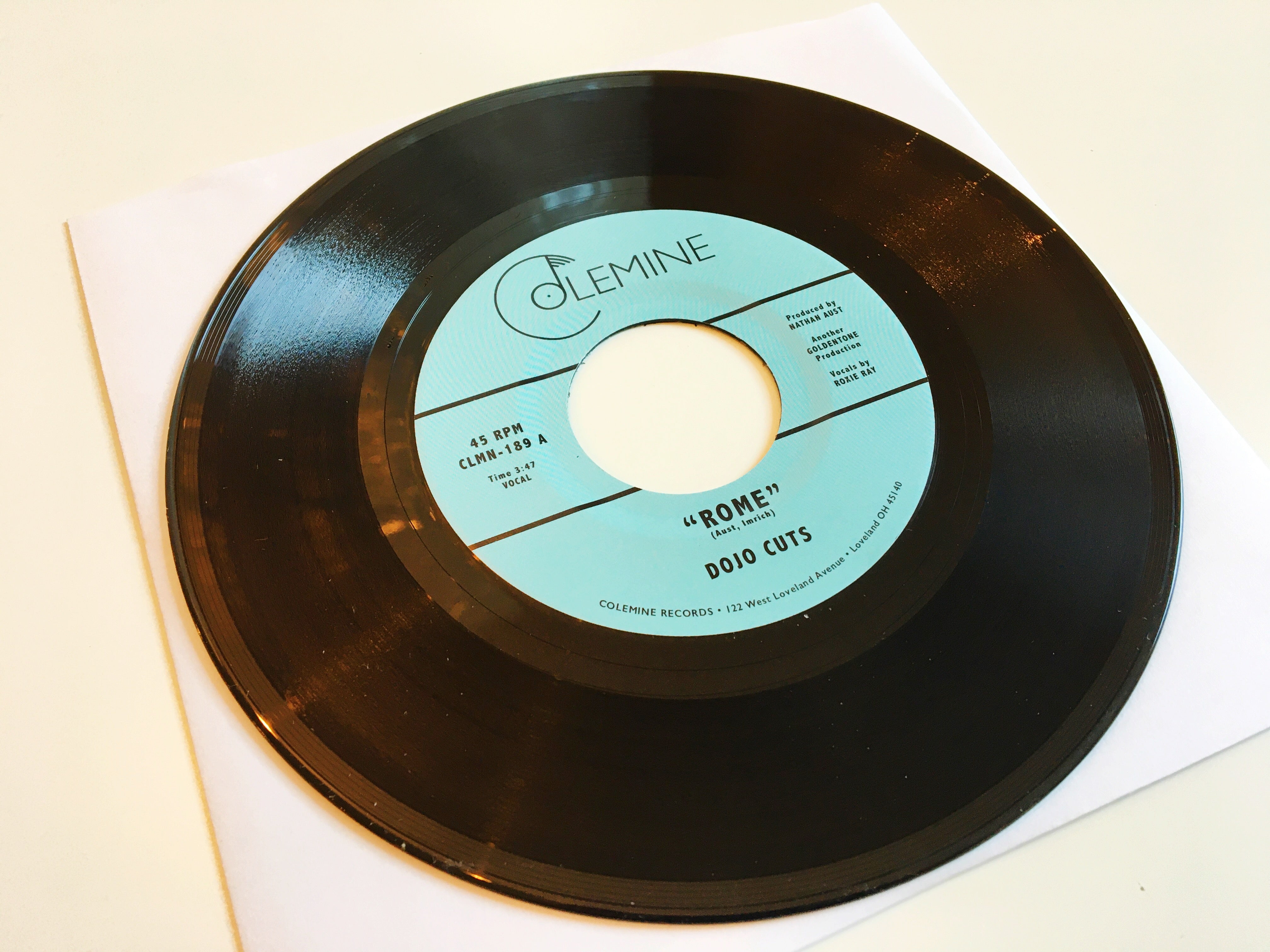 Dojo Cuts Rome 7" vinylsingel gullvinyl soul