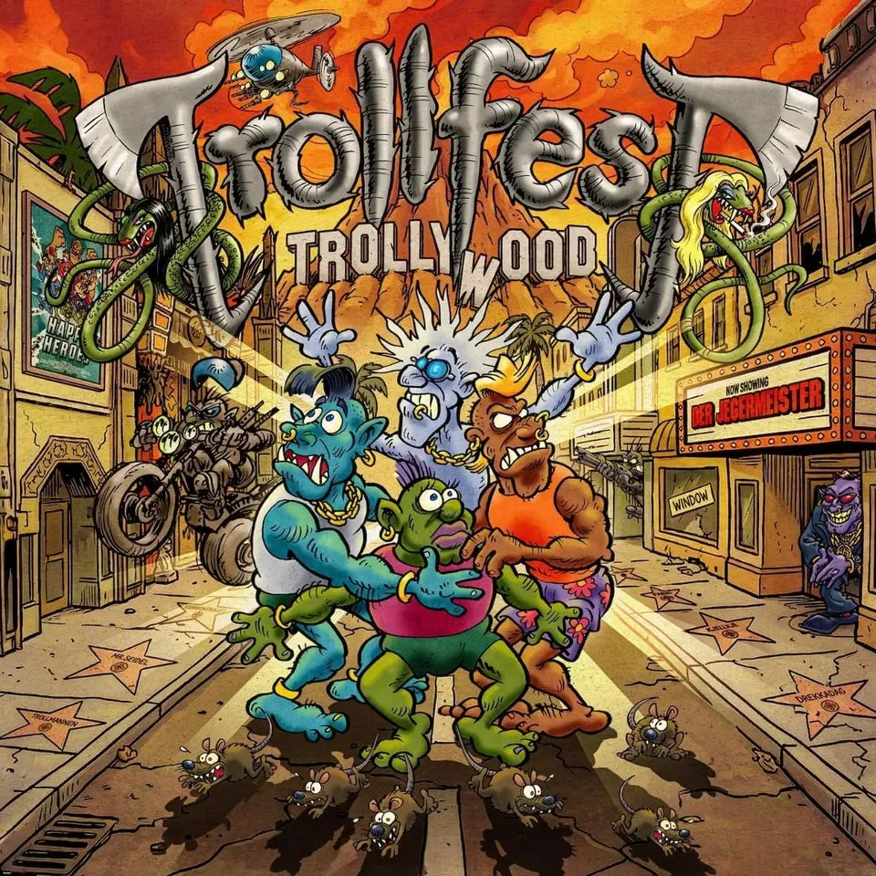 Trollfest Trollywood LP boxset sunburst + 7" forhånd