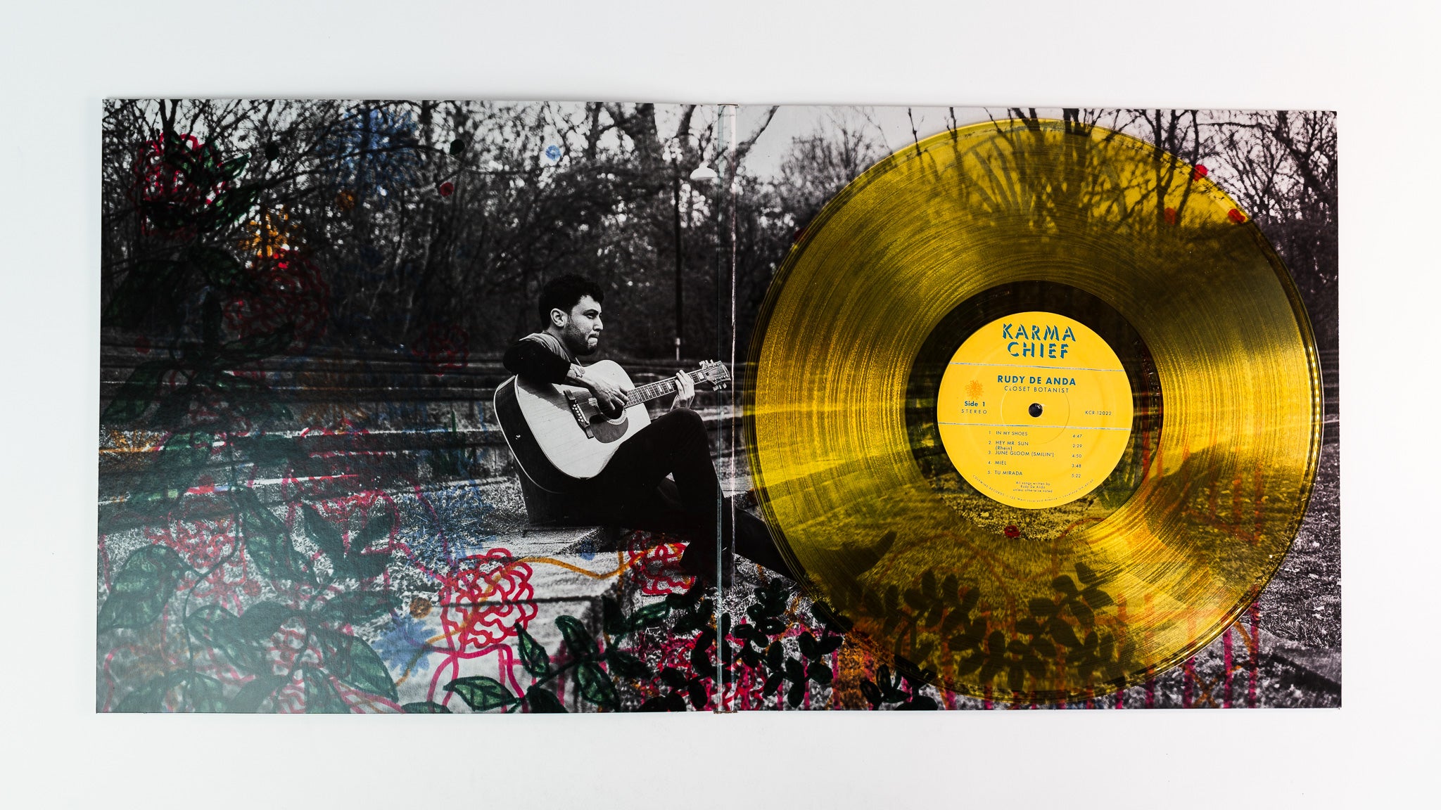 Colemine Rudy De Anda Closet Botanist LP vinyl gul