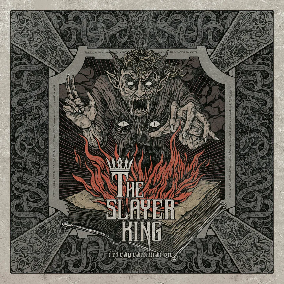 THE SLAYERKING Tetragrammaton LP rød vinyl