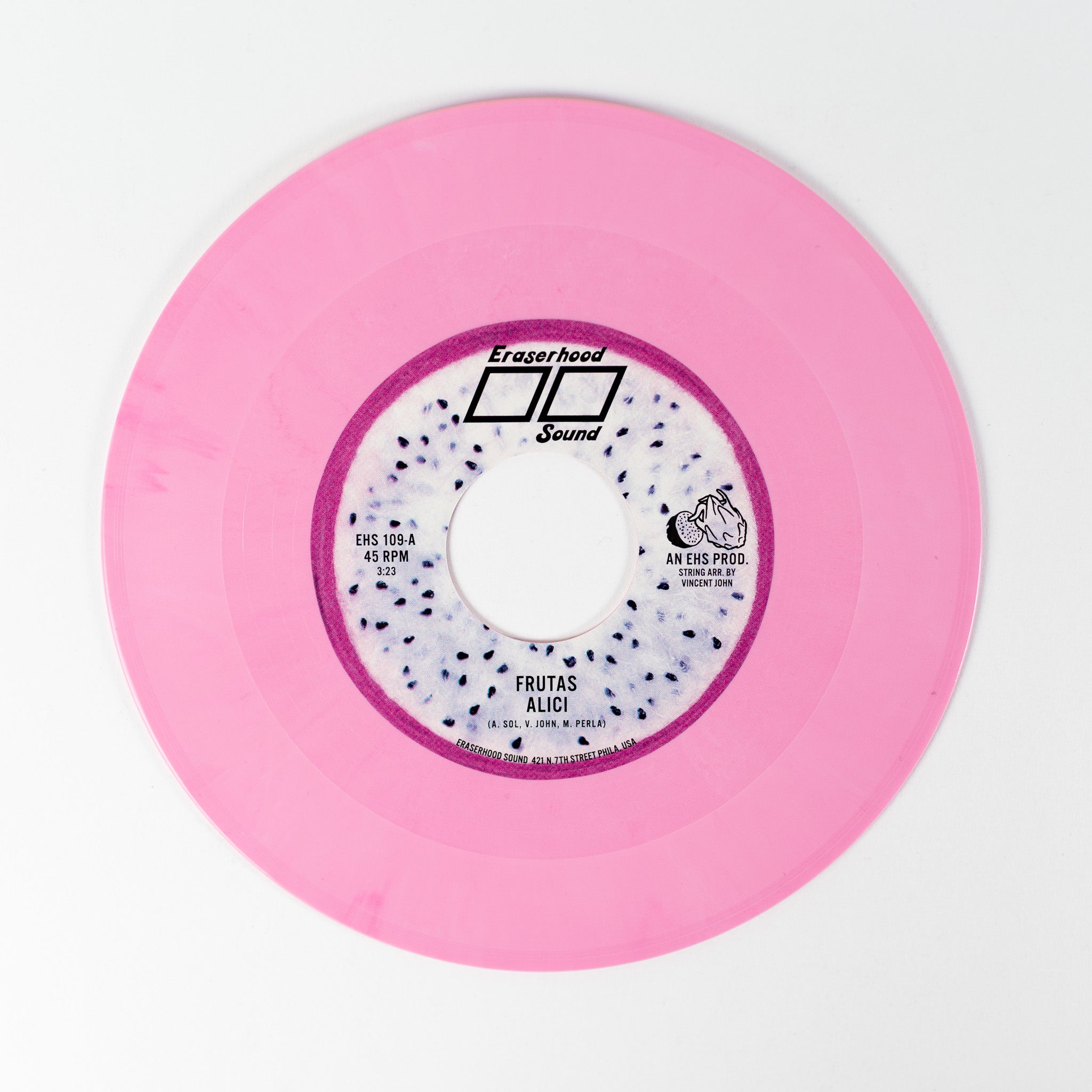 Alici Frutas vinylsingel 7-tommer rosa vinyl