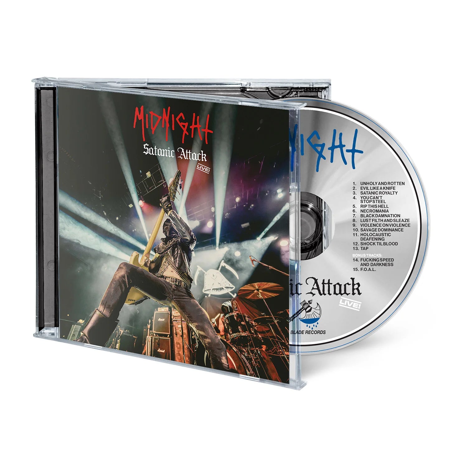 Midnight Satanic Attack Live CD forhåndssalg