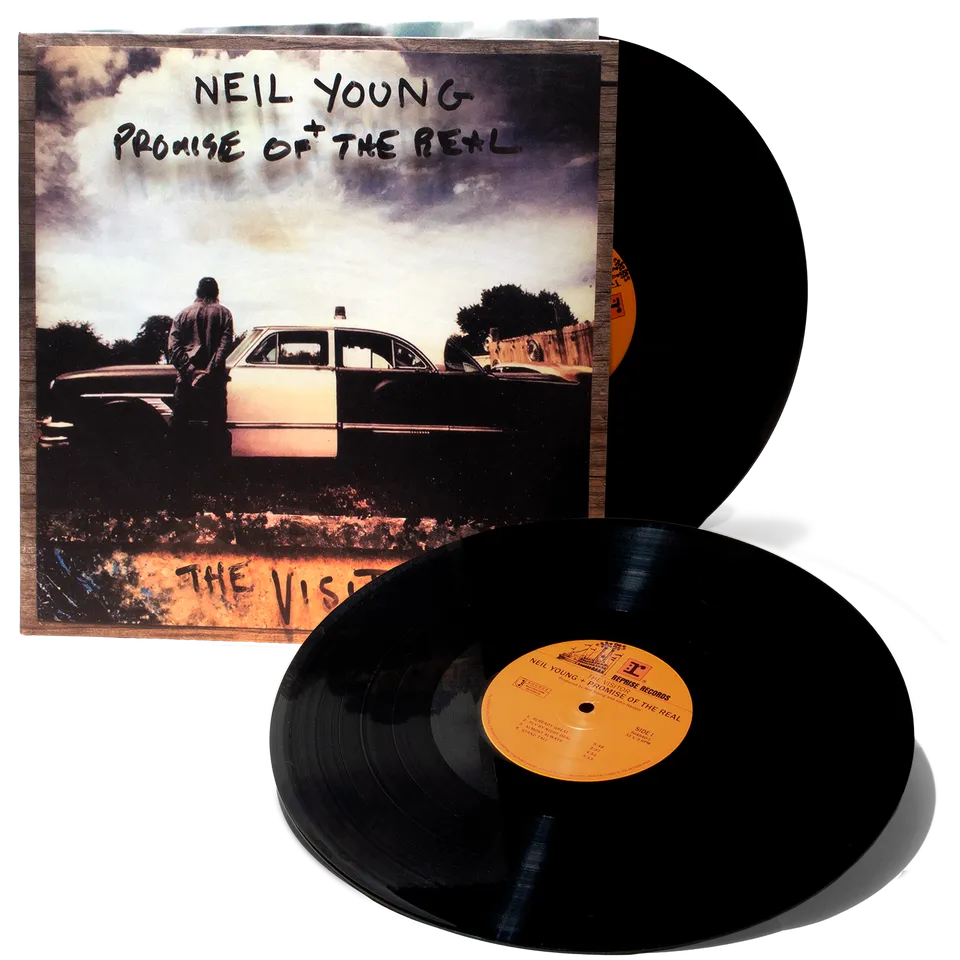 Neil Young The Visitor 2LP vinylplate dobbel 2017