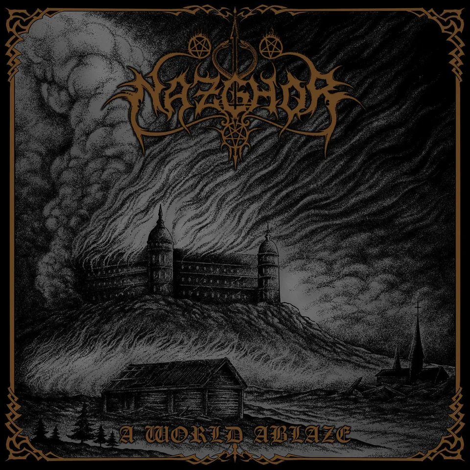 Nazghor A World Ablaze LP svart vinyl nummerert