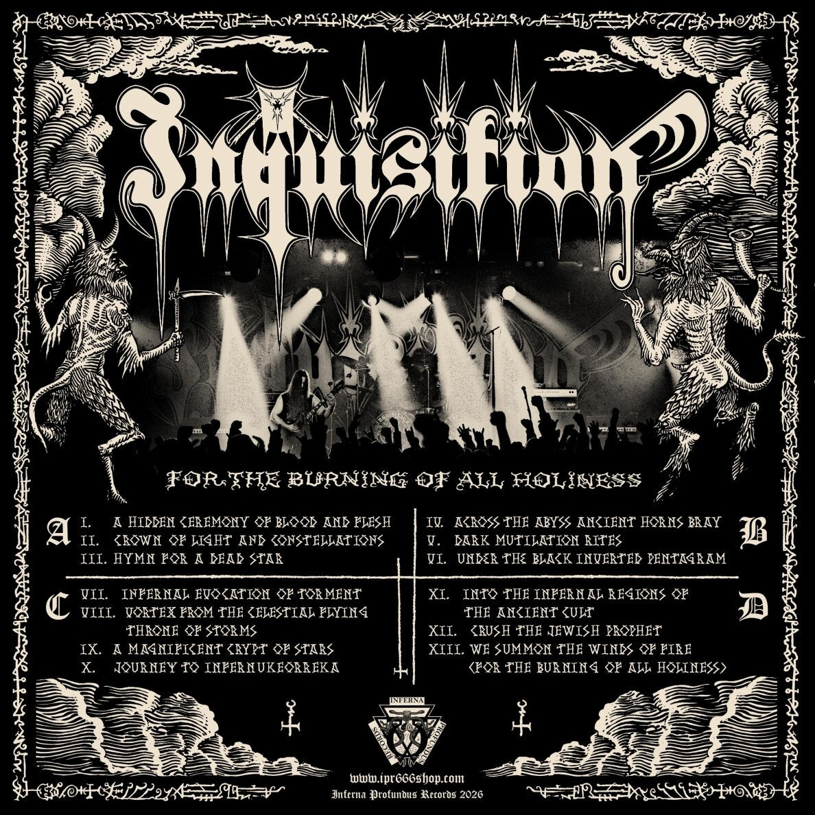 Inquisition Live At SteelFest 2022 2LP svart vinyl
