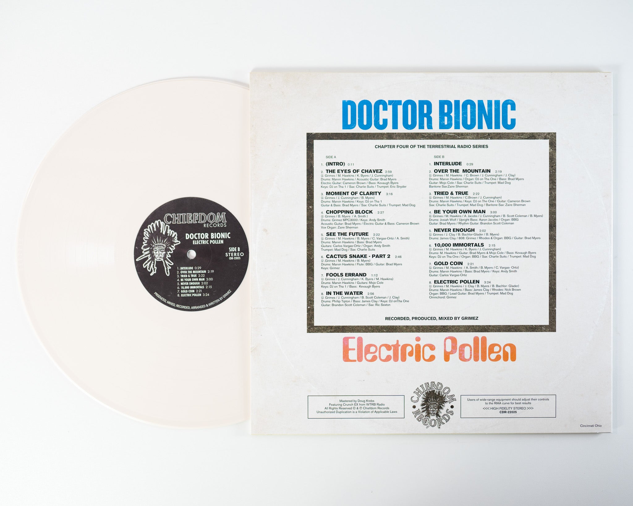Doctor Bionic Electric Pollen vinyl LP blå