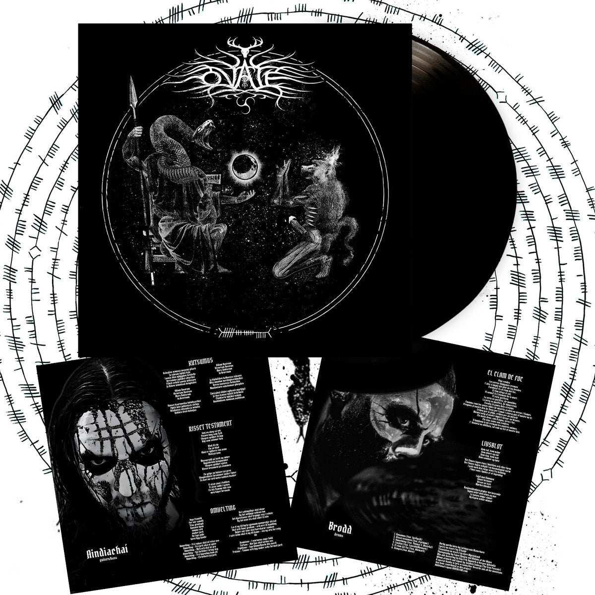 Ováte Rúin LP svart vinyl 200 eks norsk black metal
