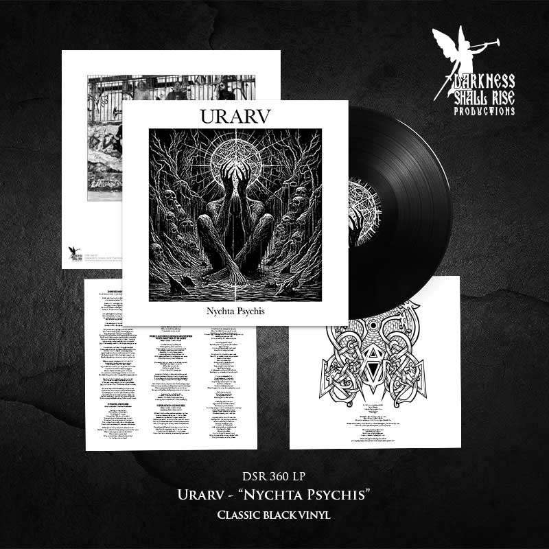 Urarv Nychta Psychis LP vinylplate forhåndssalg svartmetall