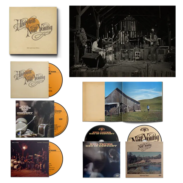 Neil Young Harvest 50th Anniversary CD-boks deluxe