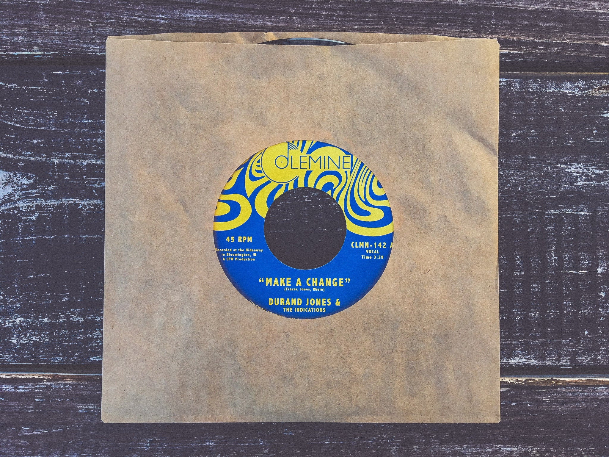 Durand Jones Make A Change 7-tommer soul singel