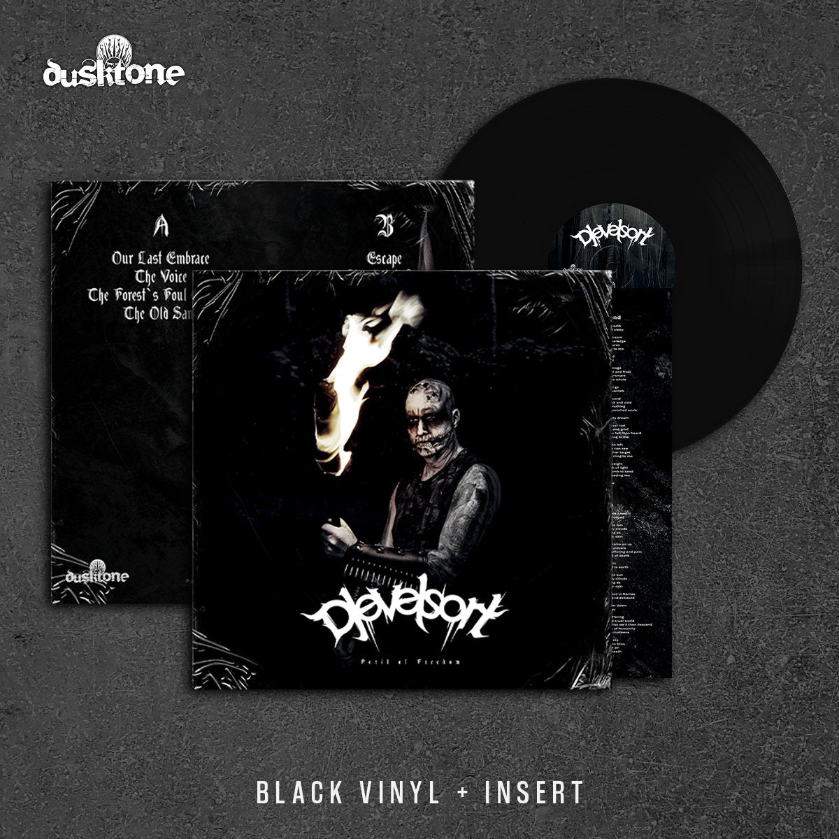 Djevelsort Peril Of Freedom LP svart vinyl