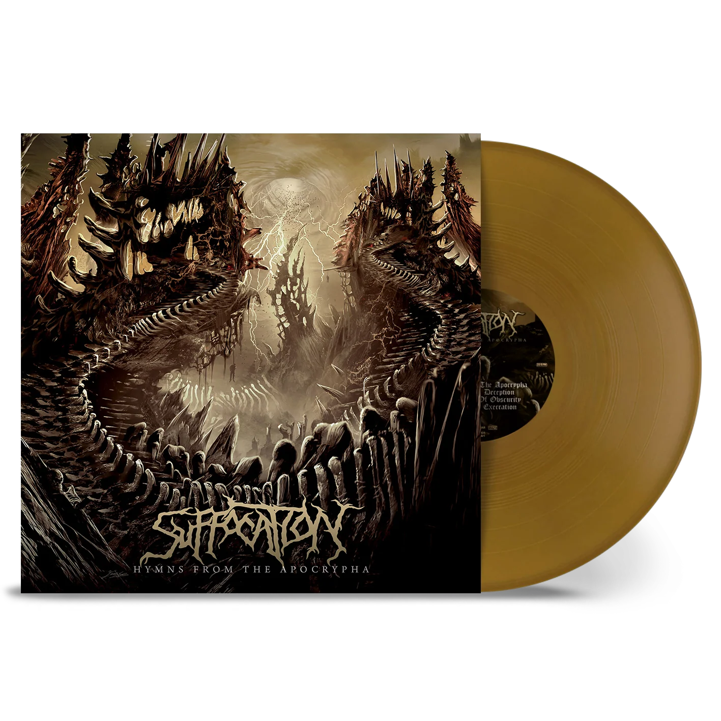Suffocation Hymns From The Apocrypha LP gullvinyl death metal