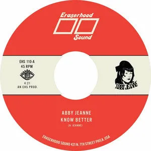 Abby Jeanne Know Better singel blå vinyl 7-tommer