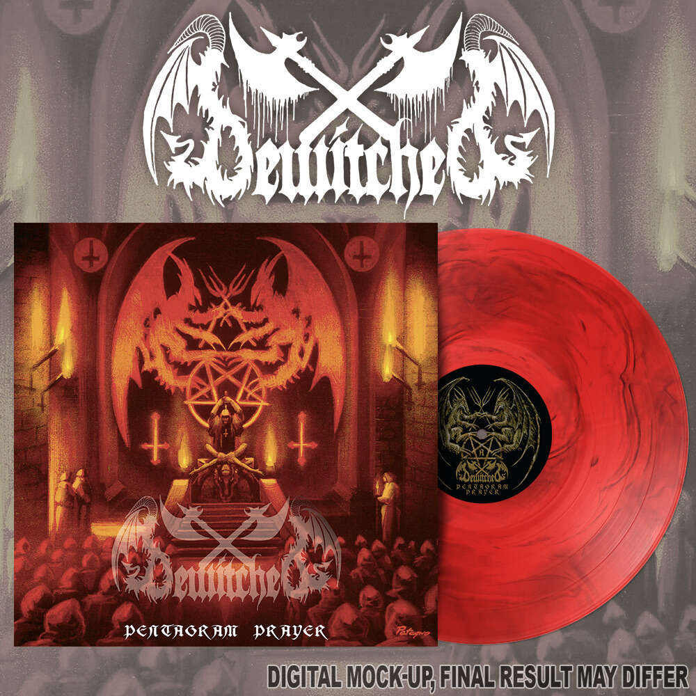 Bewitched Pentagram Prayer LP galaxy vinyl