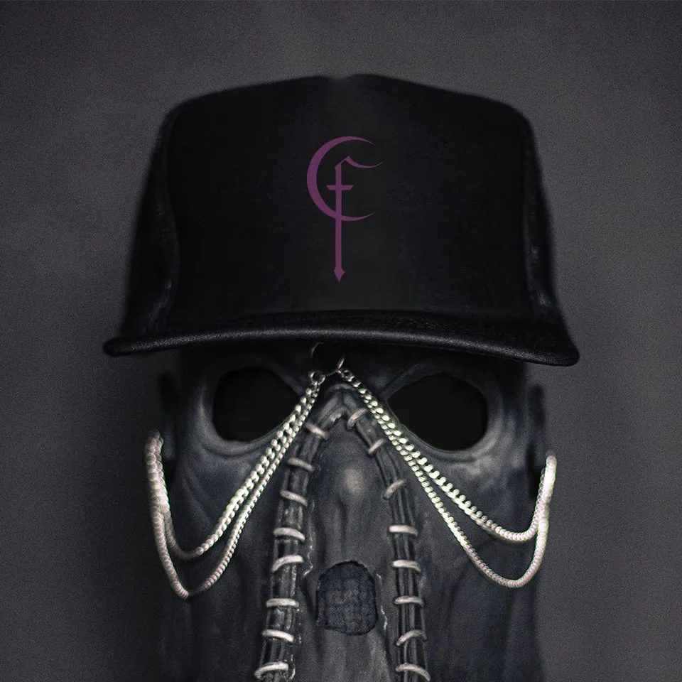 Frayle Symbol snapback caps lilla svart