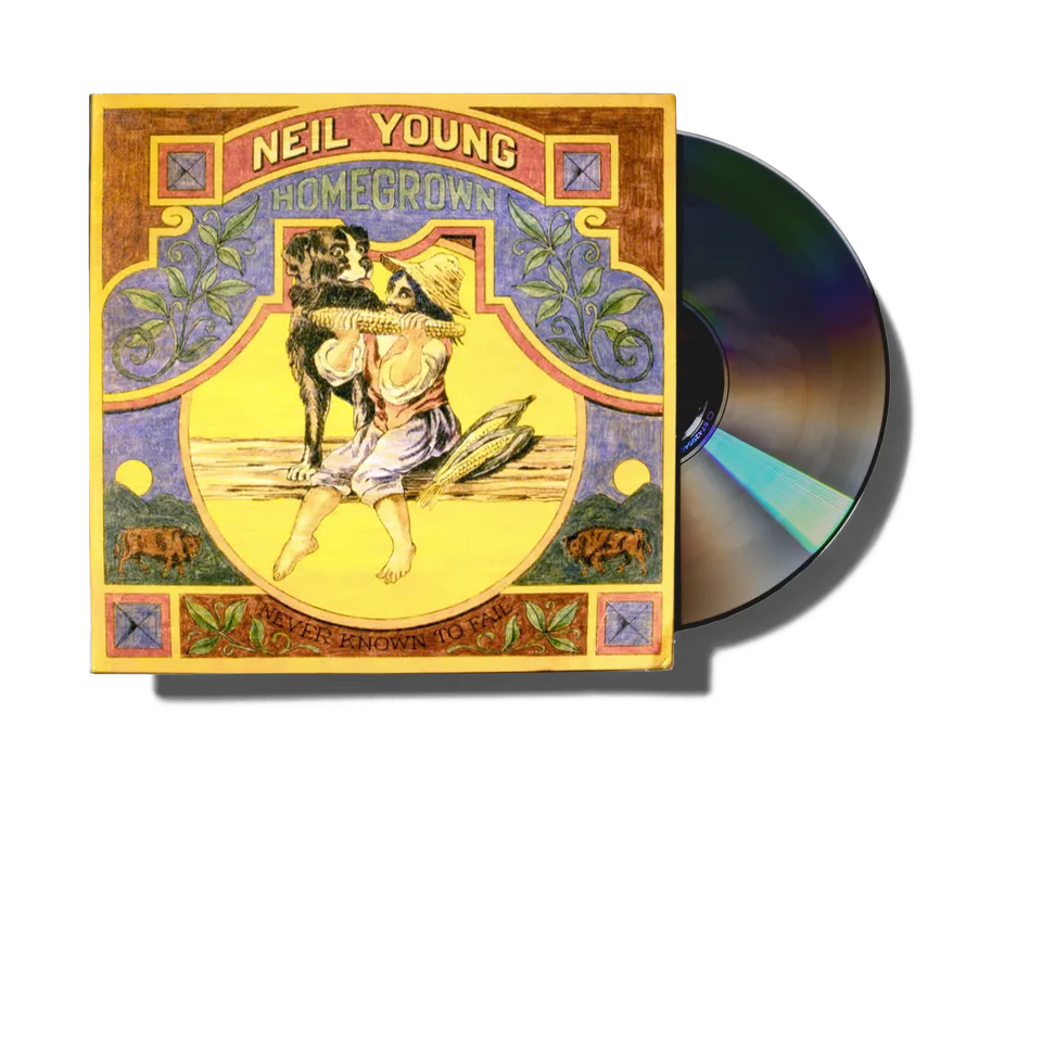 Neil Young Homegrown CD album uutgitt 1975
