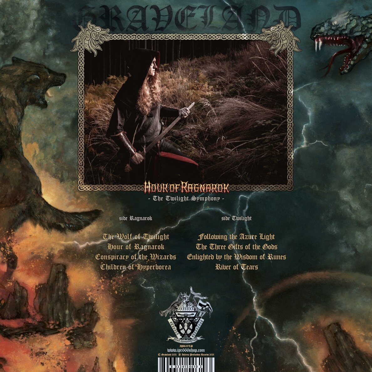 Graveland Hour Of Ragnarok LP vinyl pagan black metal