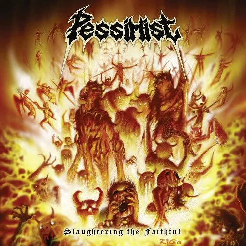 Pessimist Slaughtering The Faithful LP svart vinyl