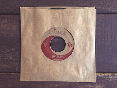 Colemine Gene Washington & The Ironsides Next To You vinyl 7" svart soul