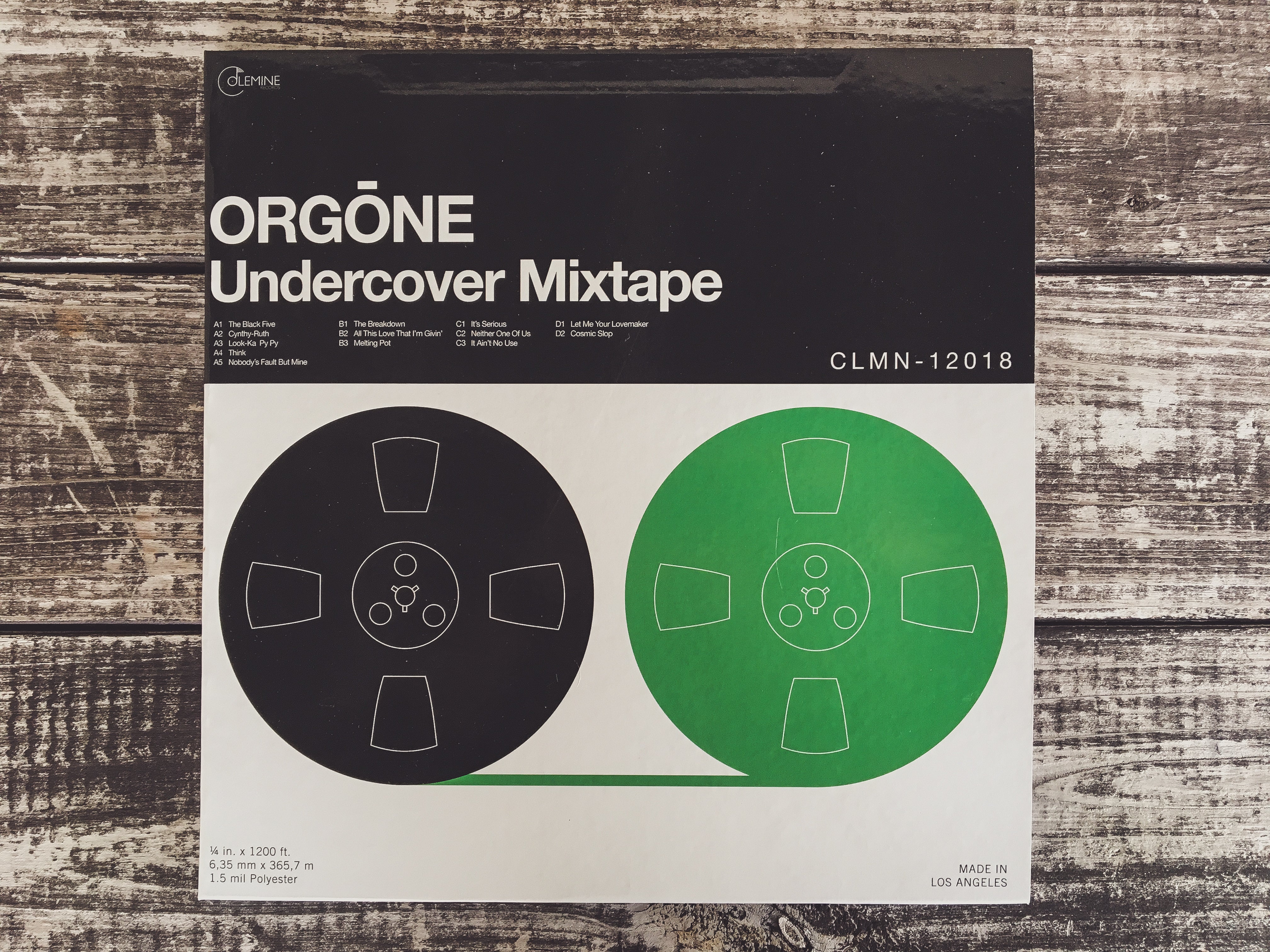 Colemine Orgone Undercover Mixtape CD funk soul covers