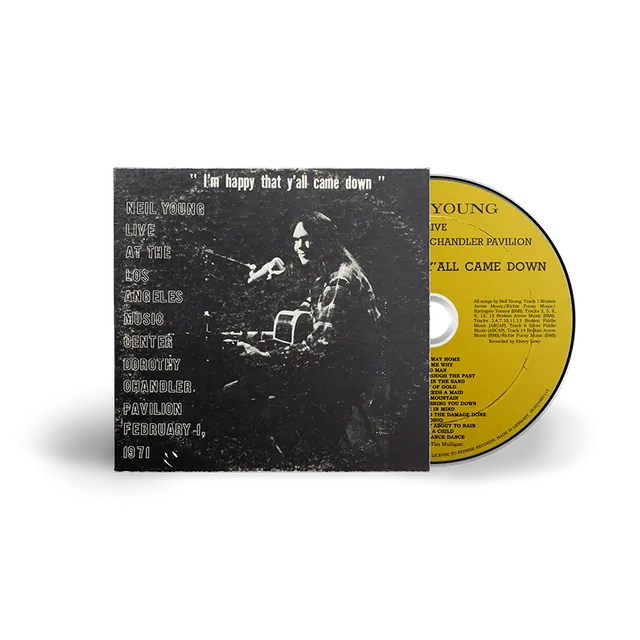 Neil Young Dorothy Chandler 1971 CD OBS 3 solo akustisk