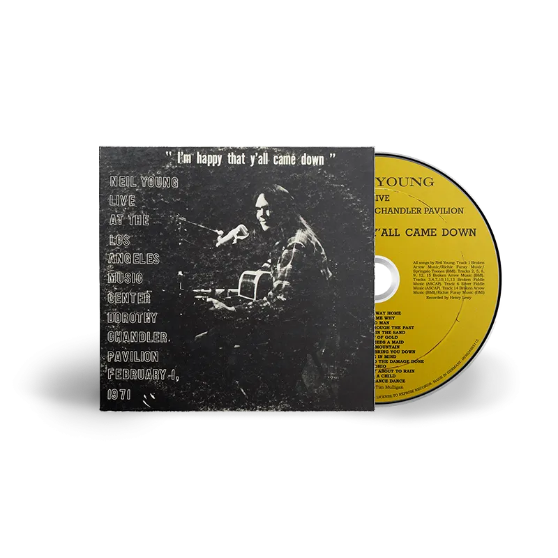 Neil Young Dorothy Chandler 1971 CD OBS 3 solo akustisk