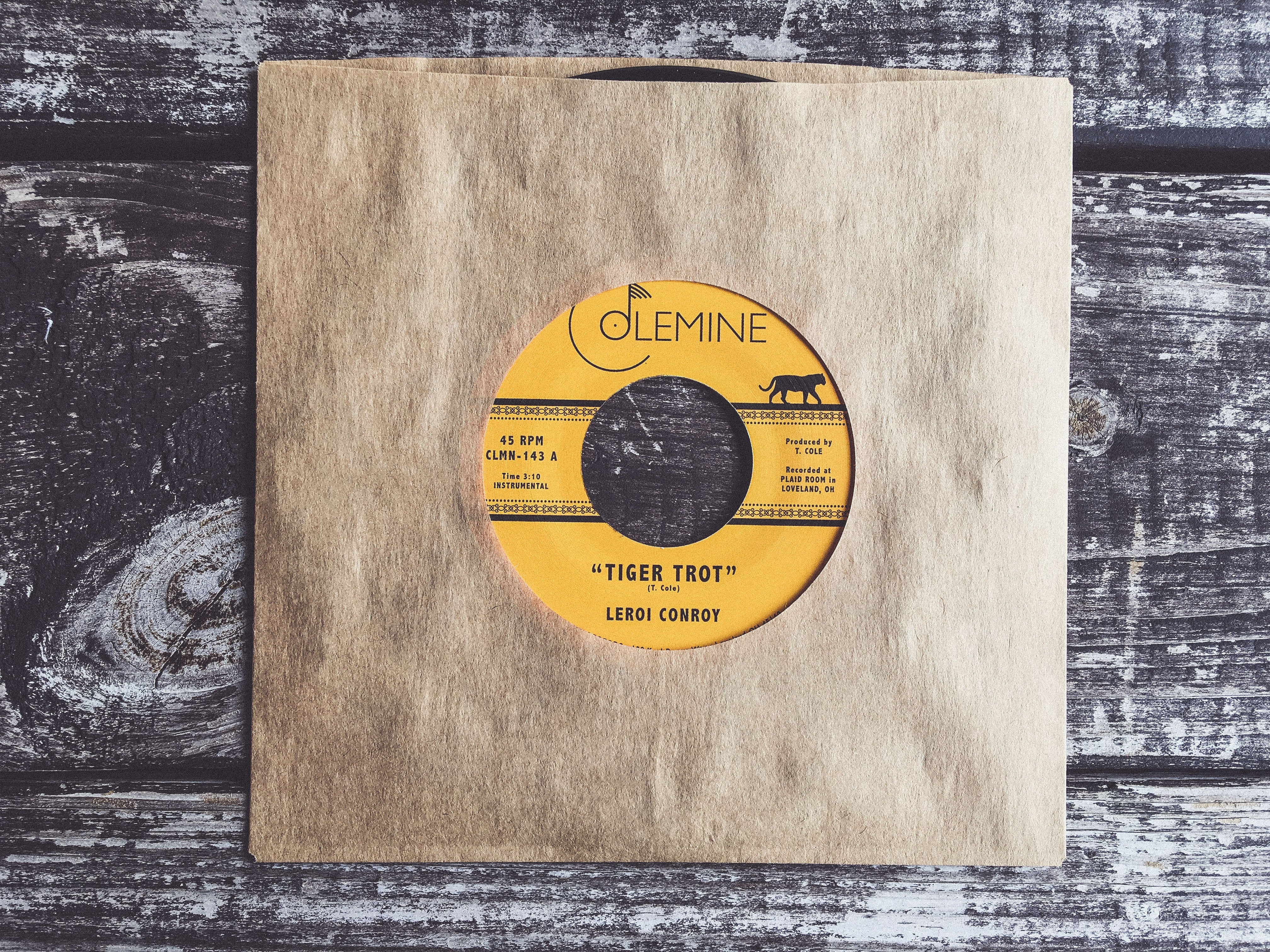Colemine Leroi Conroy Tiger Trot 7-tommer vinylsingel funk
