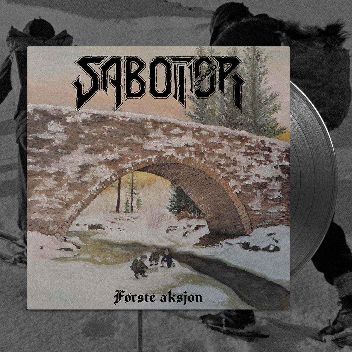 Sabotør Første Aksjon LP norsk metal-vinyl