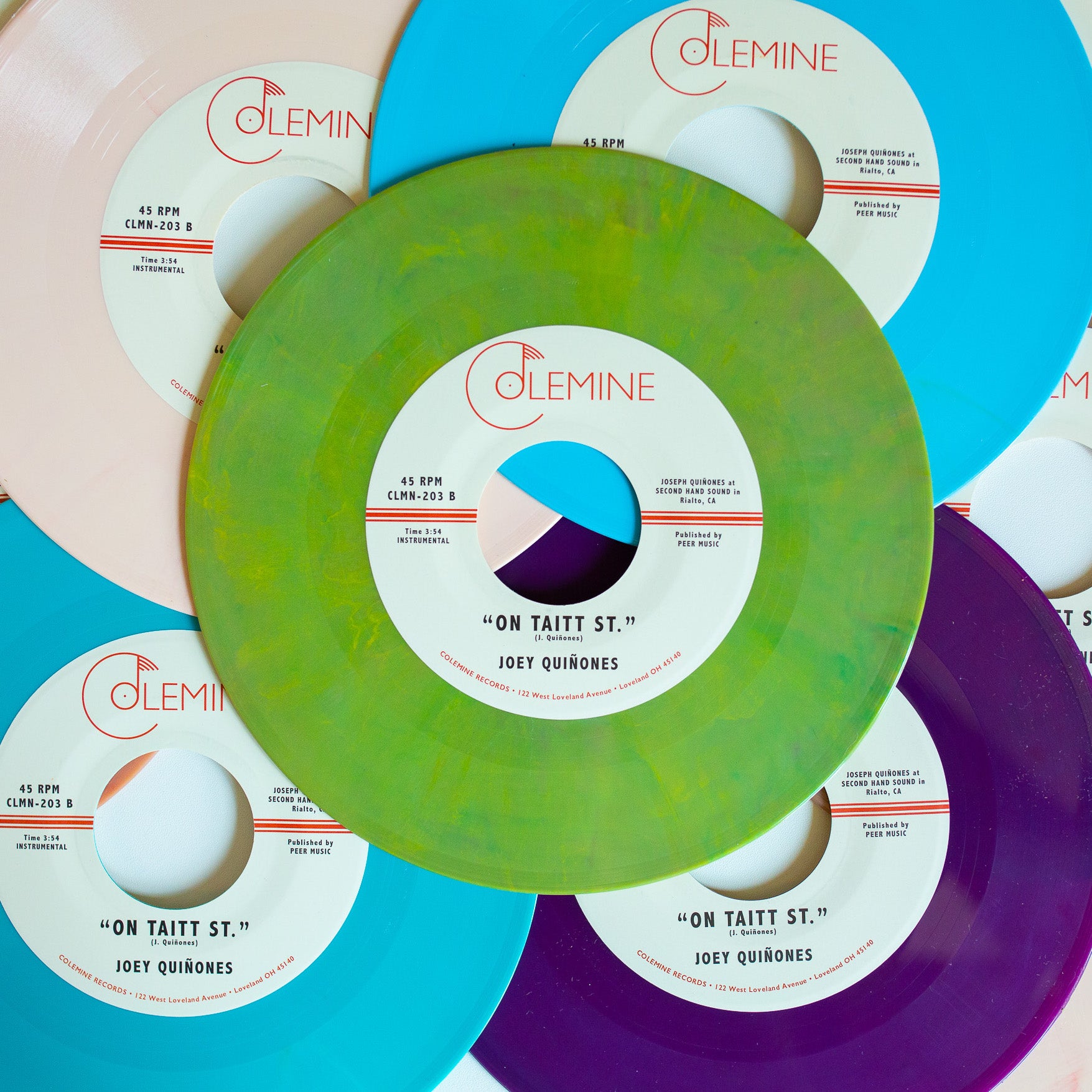 Joey Quiñones For You vinyl 7" farget reggae