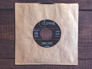 Colemine Orgone Don’t Stop 7-tommer vinylsingel svart funk