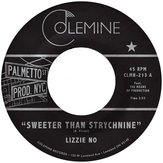 Lizzie No Sweeter Than Strychnine singel rød 7-tommer