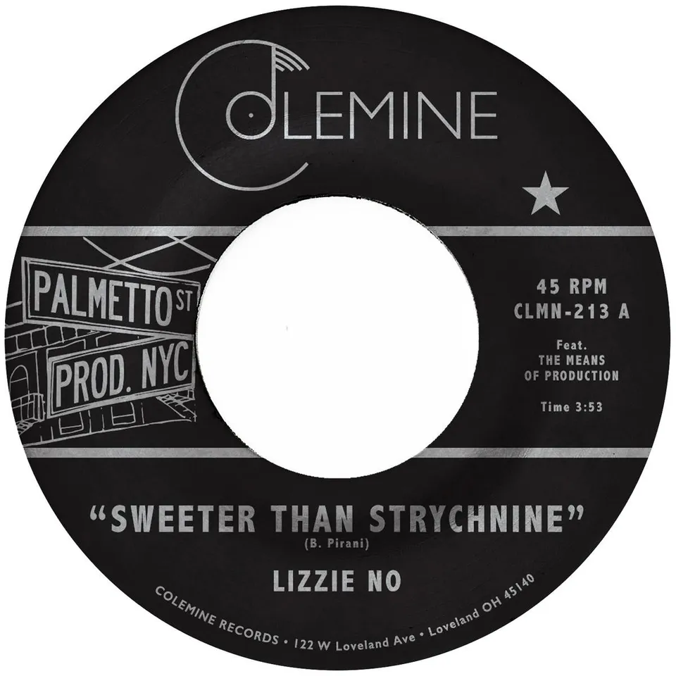 Lizzie No Sweeter Than Strychnine singel rød 7-tommer