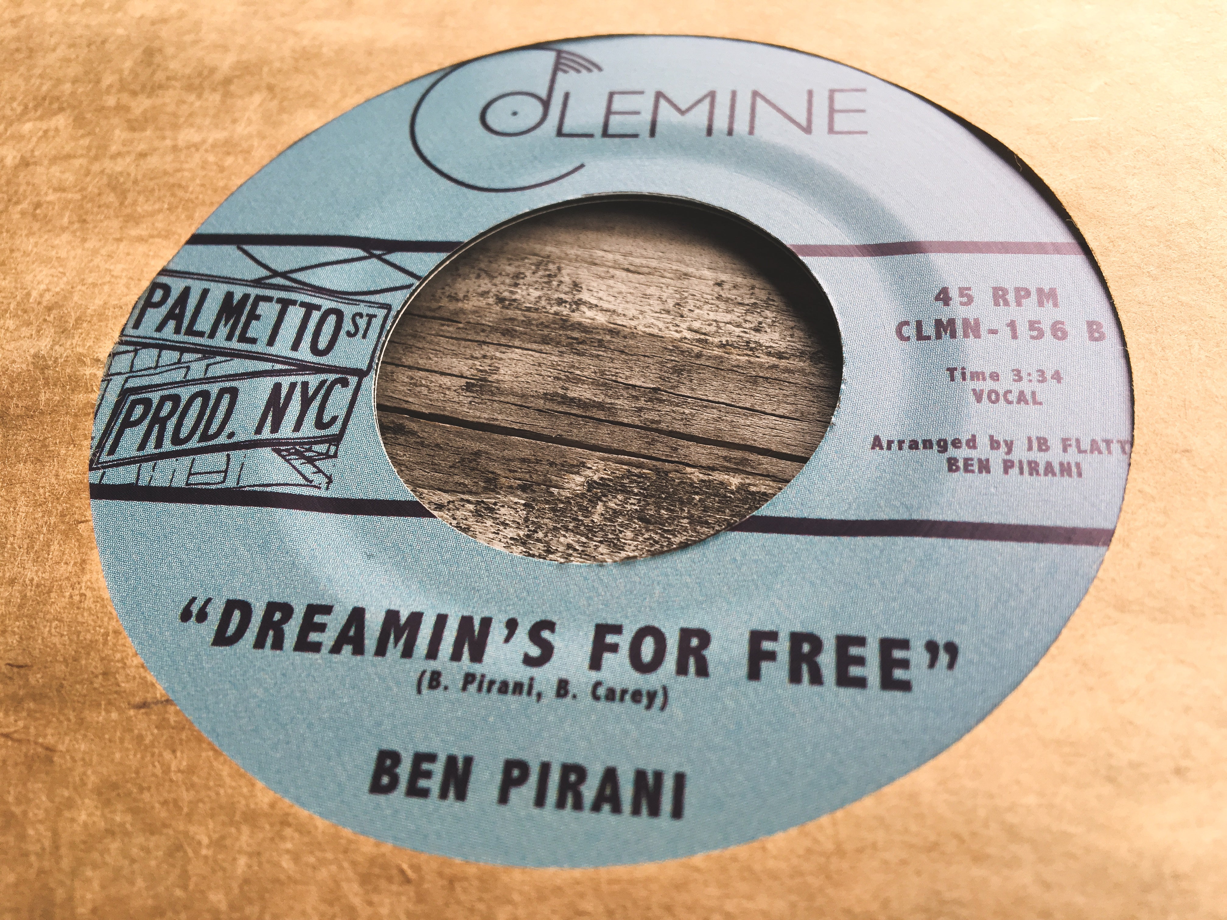 Colemine Ben Pirani Light Of My Life 7" singel soul
