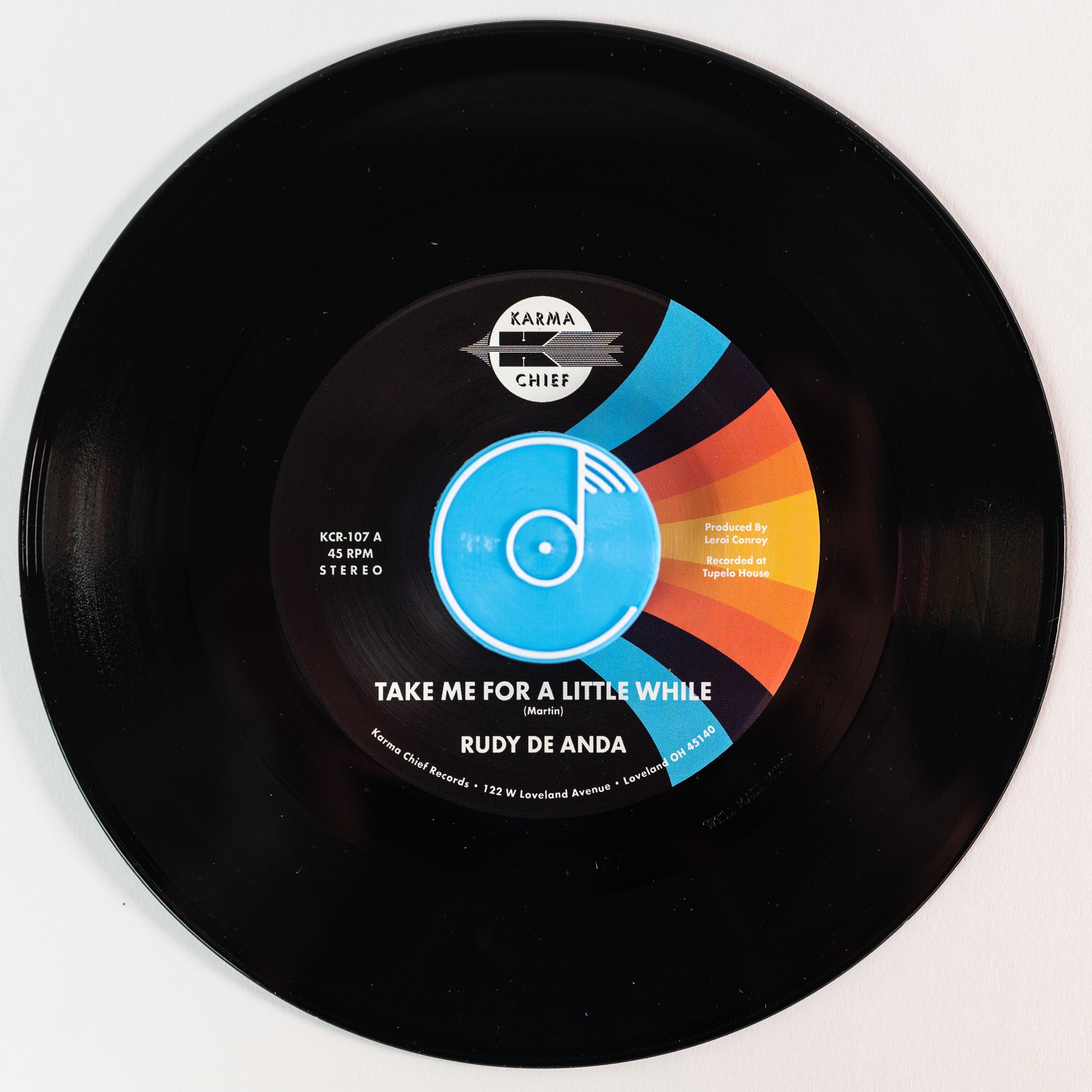 Rudy De Anda Take Me For A Little While 45 farget latin-soul