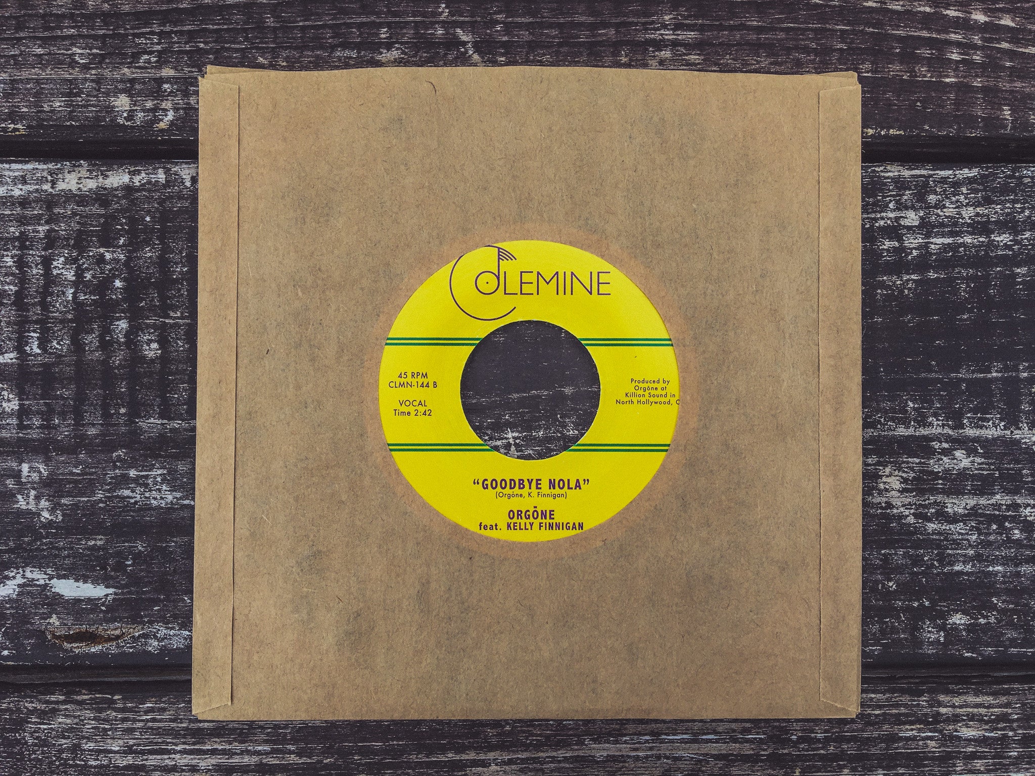 Colemine Orgone I Sold My Heart To The Junkman 7" vinylsingel svart