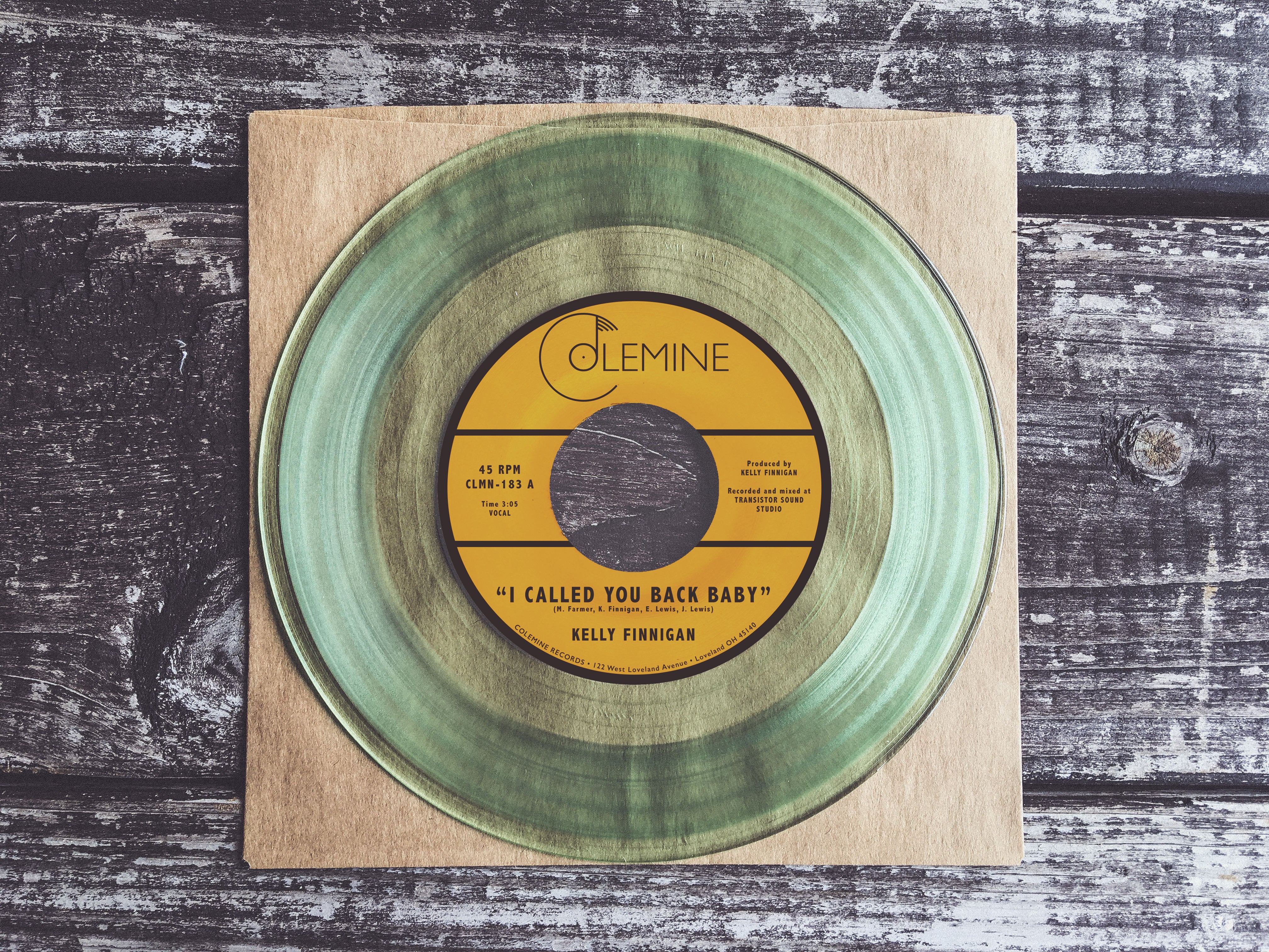 Kelly Finnigan I Called You Back Baby 7-tommer klar funk