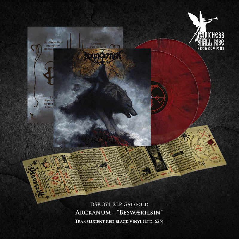 Arckanum Beswærilsin 2LP vinyl rød svart