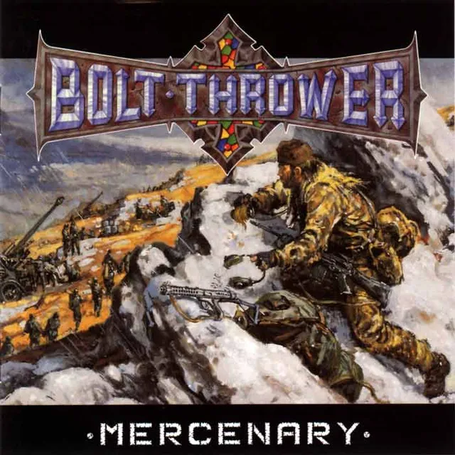 Bolt Thrower Mercenary LP hvit vinyl 1000 eks